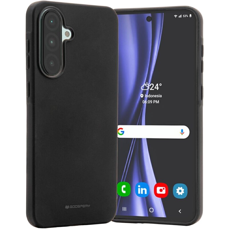 Etui MERCURY Soft do Samsung Galaxy A56 Czarny