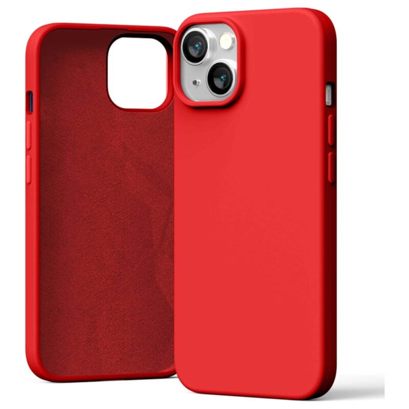 Etui MERCURY Silicone do Apple iPhone 15 Czerwony