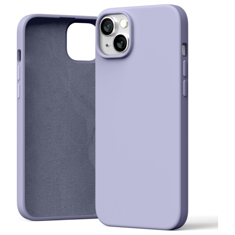 Etui MERCURY Silicone do Apple iPhone 15 Plus Lawendowy