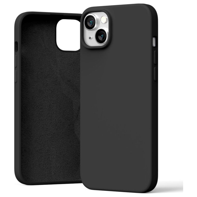 Etui MERCURY Silicone do Apple iPhone 15 Plus Czarny