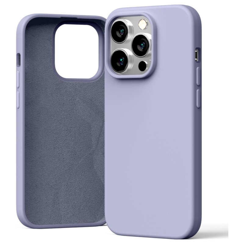 Etui MERCURY Silicone do Apple iPhone 15 Pro Lawendowy