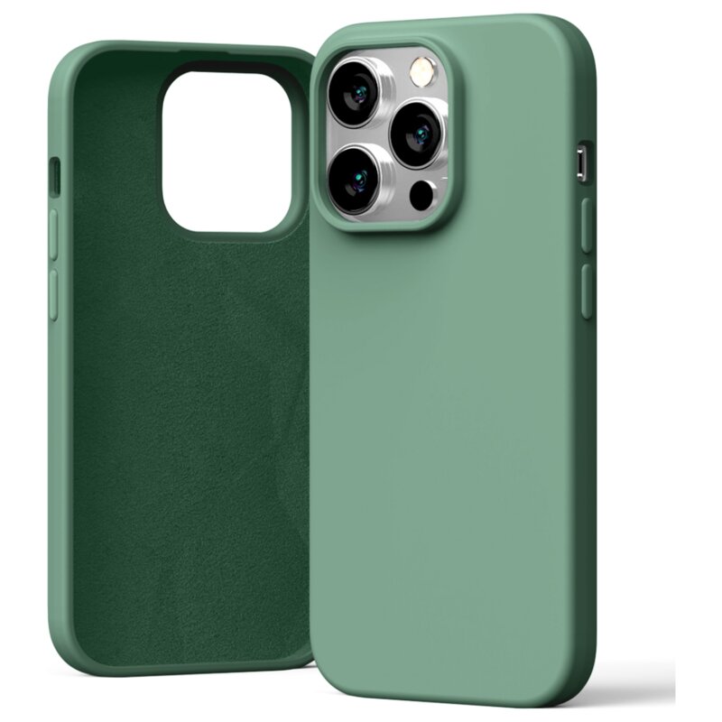 Etui MERCURY Silicone do Apple iPhone 15 Pro Zielony