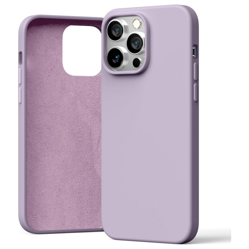 Etui MERCURY Silicone do Apple iPhone 15 Pro Max Fioletowy