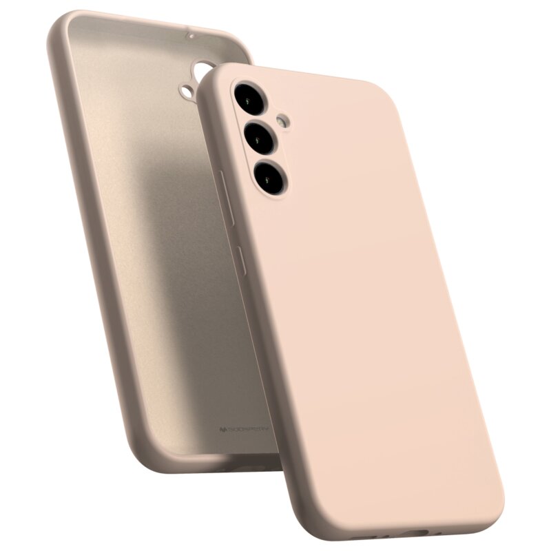 Etui MERCURY Silicone do Samsung Galaxy A34 5G Różowo-piaskowy