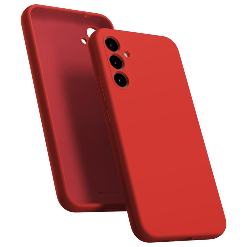 Etui MERCURY Silicone do Samsung Galaxy A34 5G Czerwony