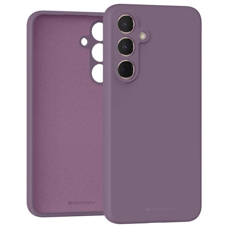 Etui MERCURY Silicone do Samsung Galaxy A35 Fioletowy