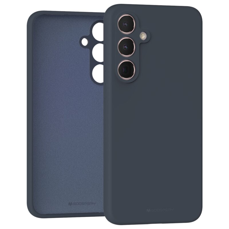 Etui MERCURY Silicone do Samsung Galaxy A35 Granatowy