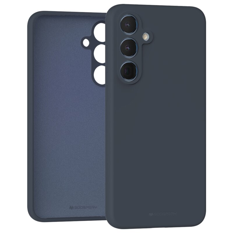 Etui MERCURY Silicone do Samsung Galaxy A55 Granatowy