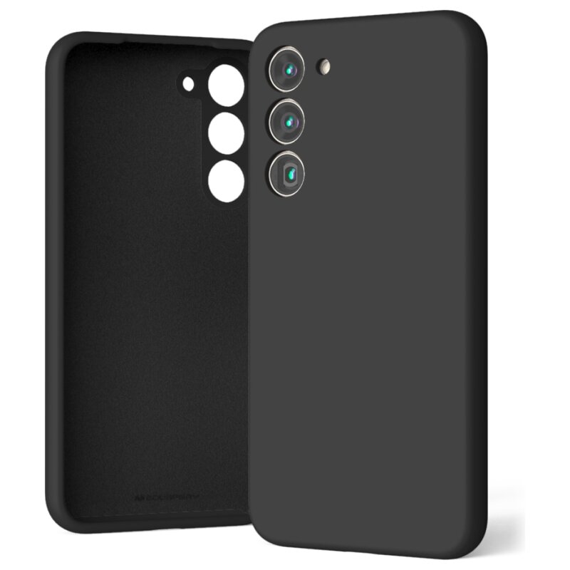 Etui MERCURY Silicone do Samsung Galaxy S23+ Czarny
