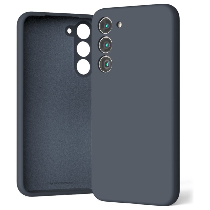 Etui MERCURY Silicone do Samsung Galaxy S23+ Granatowy