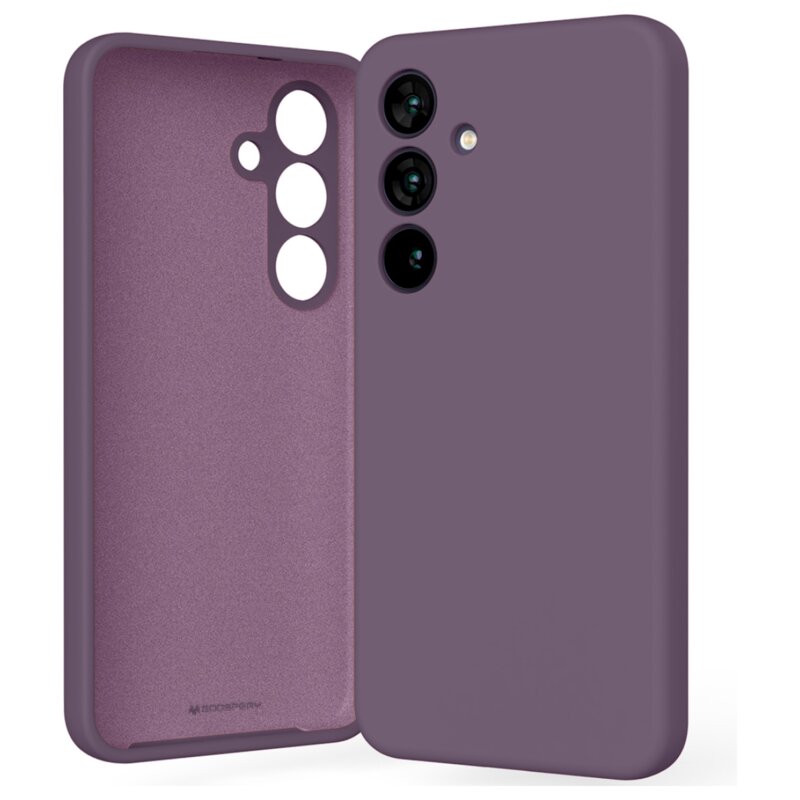 Etui MERCURY Silicone do Samsung Galaxy S24 Fioletowy
