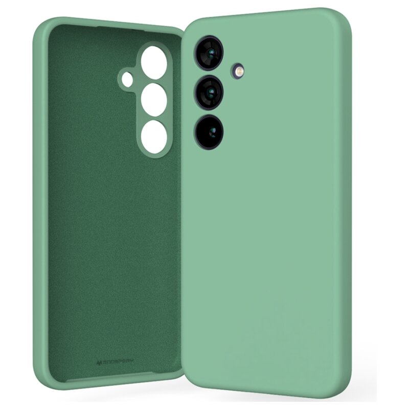 Etui MERCURY Silicone do Samsung Galaxy S24 Zielony