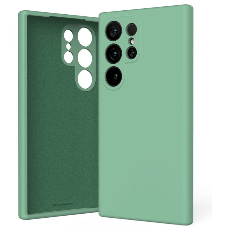 Etui MERCURY Silicone do Samsung Galaxy S24 Ultra Zielony