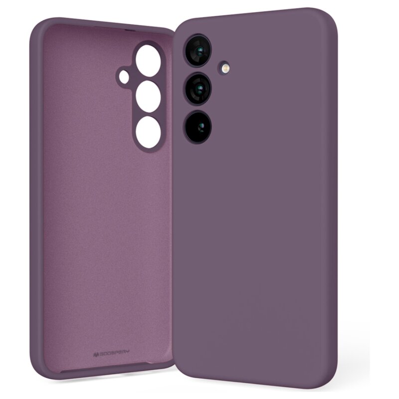 Etui MERCURY Silicone do Samsung Galaxy S24+ Fioletowy
