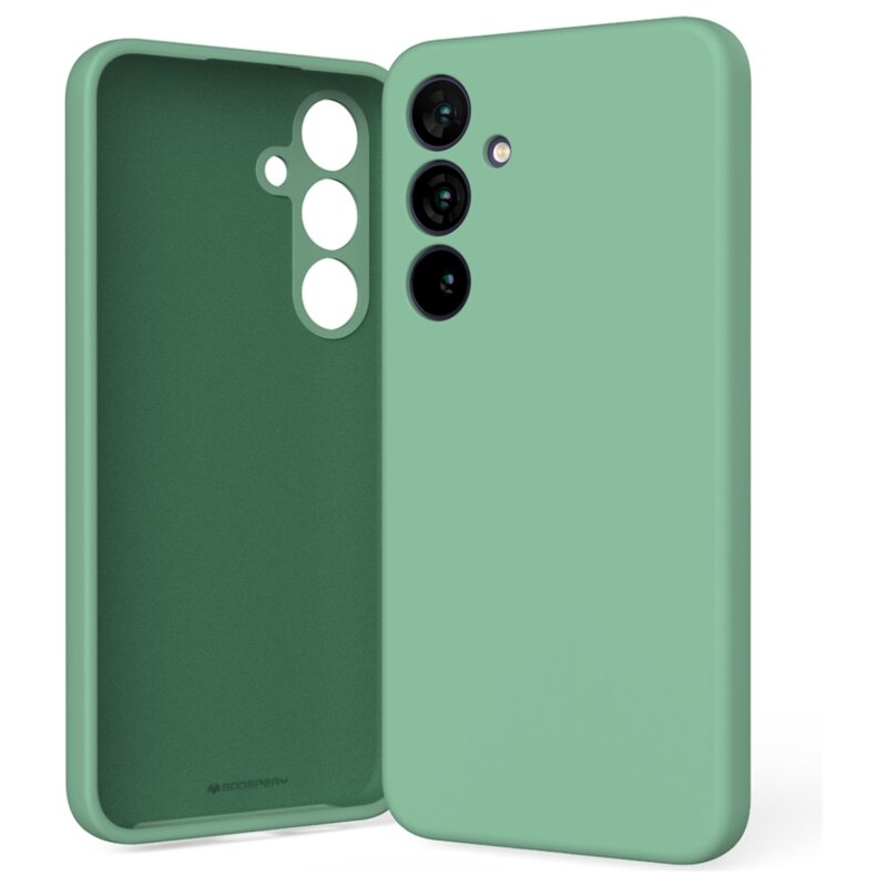 Etui MERCURY Silicone do Samsung Galaxy S24+ Zielony