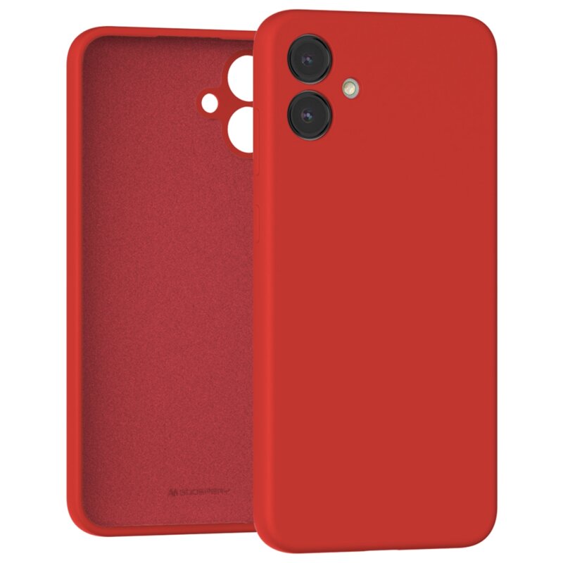 Etui MERCURY Silicone do Samsung Galaxy A05 Czerwony