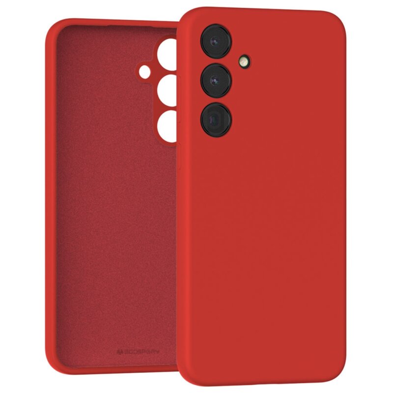 Etui MERCURY Silicone do Samsung Galaxy A15 5G Czerwony