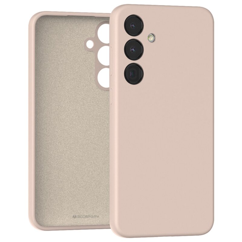 Etui MERCURY Silicone do Samsung Galaxy A05s Różowo-piaskowy