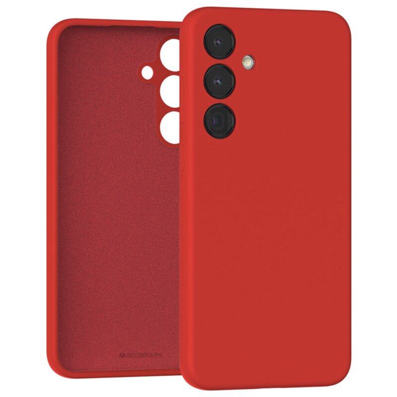 Etui MERCURY Silicone do Samsung Galaxy A25 5G Czerwony