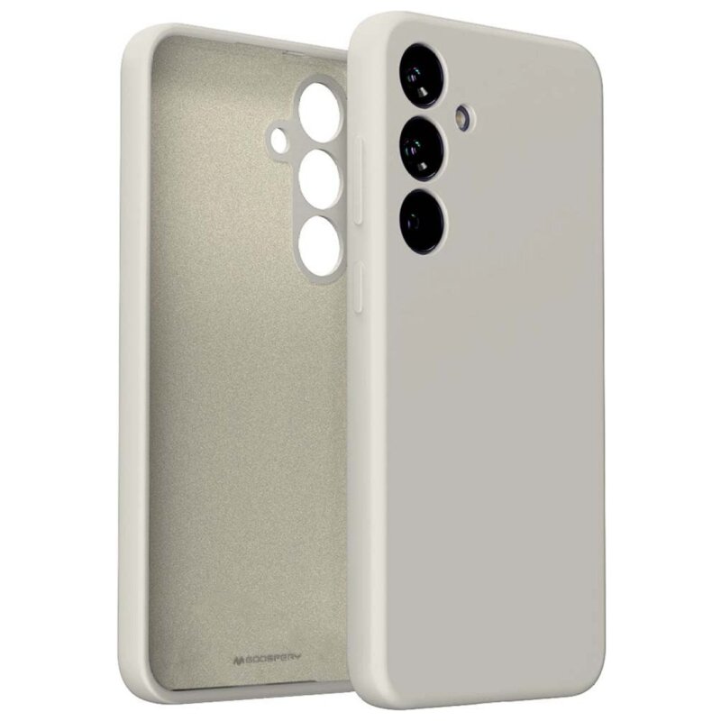 Etui MERCURY Silicone do Samsung Galaxy S23 FE Jasnoszary