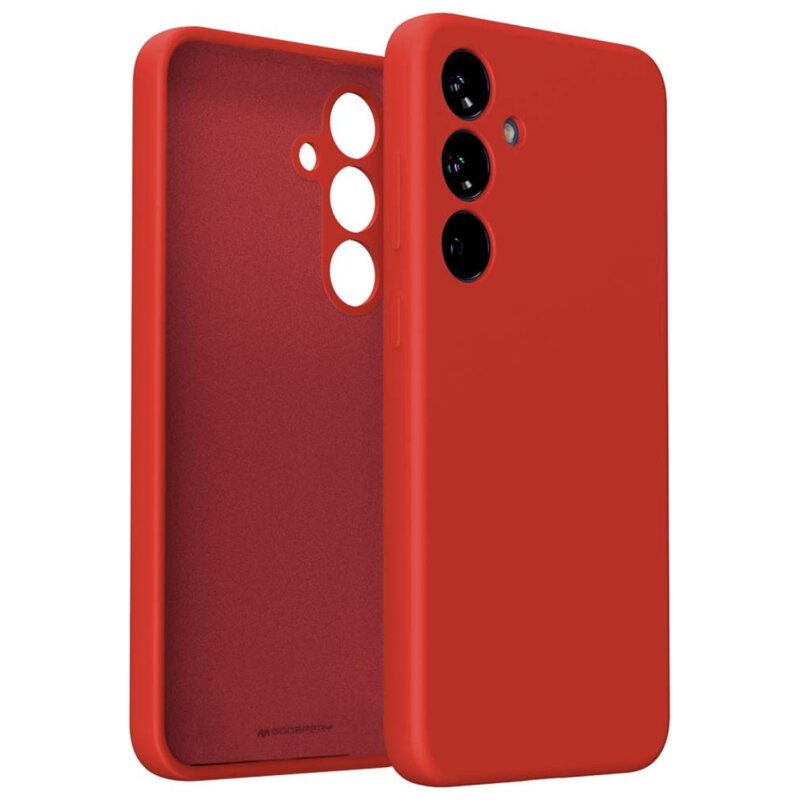 Etui MERCURY Silicone do Samsung Galaxy S23 FE Czerwony