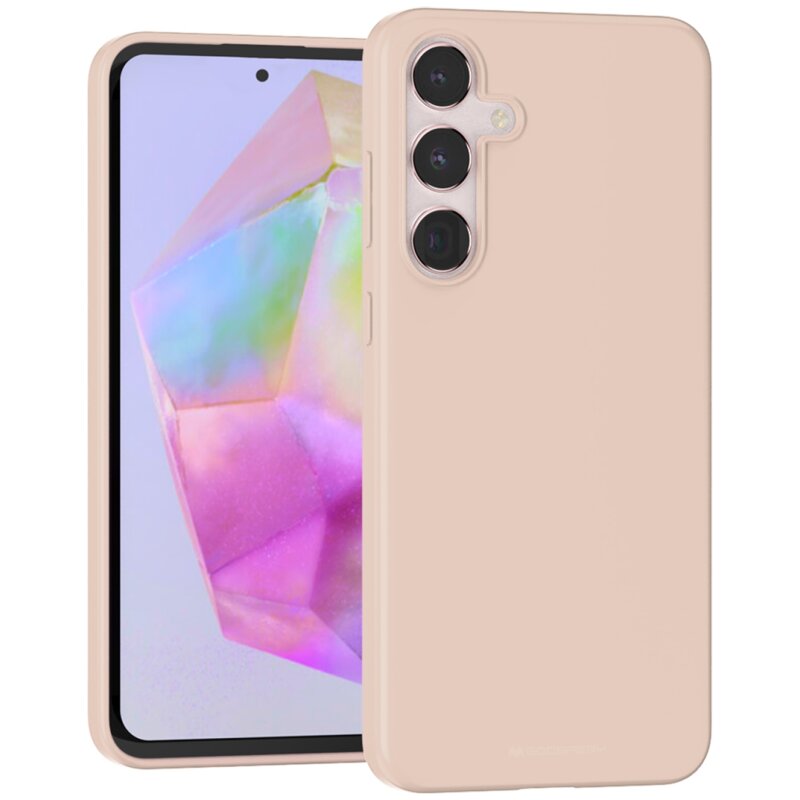Etui MERCURY Soft do Samsung Galaxy A35 Rożowo-piaskowy