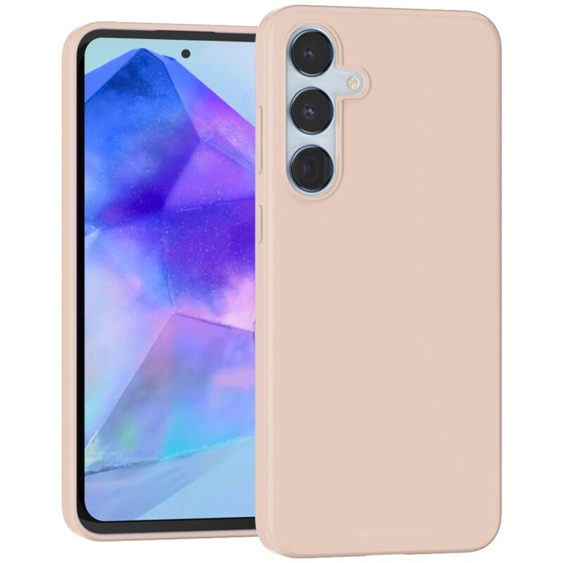 Etui MERCURY Soft do Samsung Galaxy A54 Różowo-piaskowy