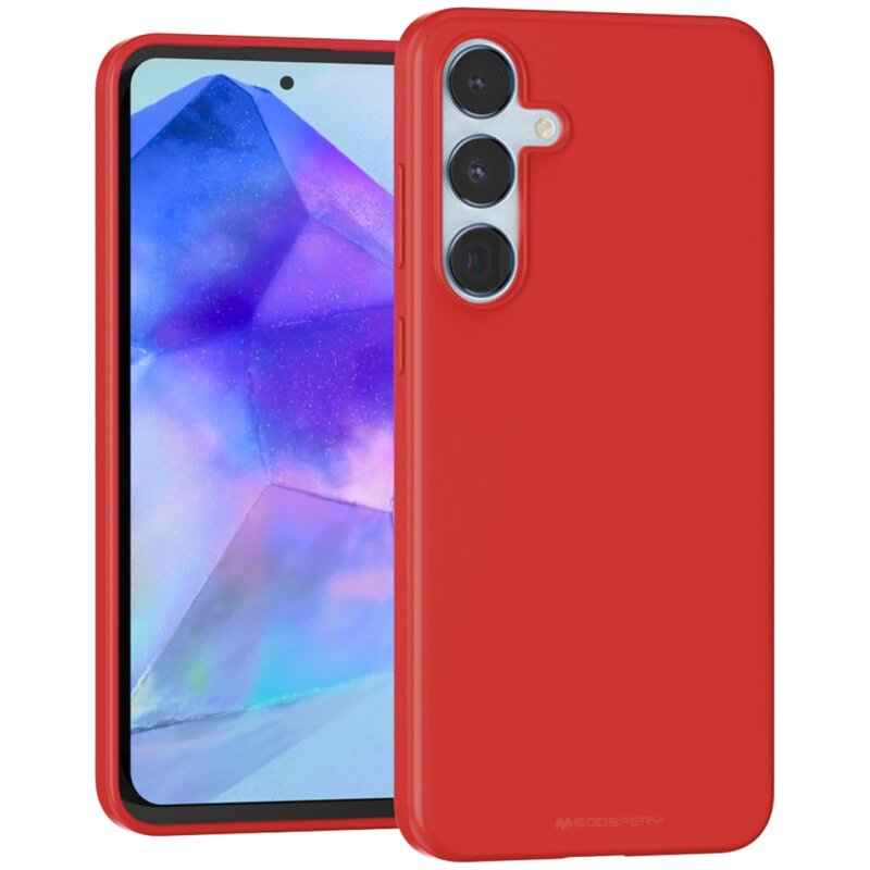 Etui MERCURY Soft do Samsung Galaxy A55 Czerwony