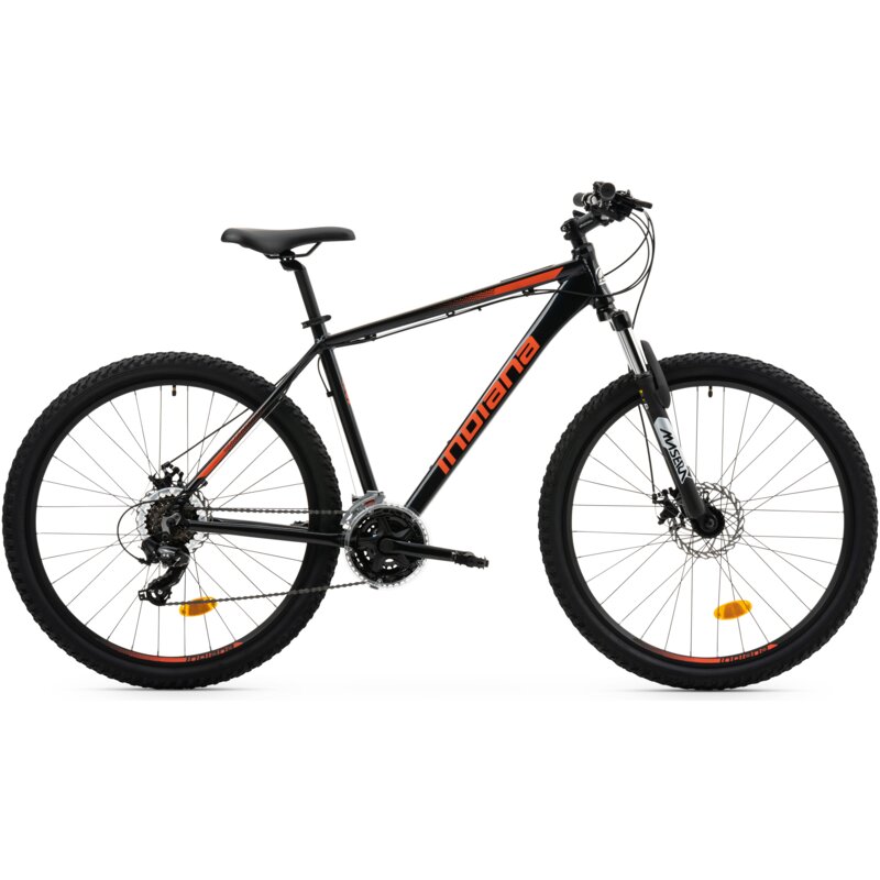 Rower górski MTB INDIANA X-Pulser 2.7 M17 27.5 cala męski Czarno-czerwony