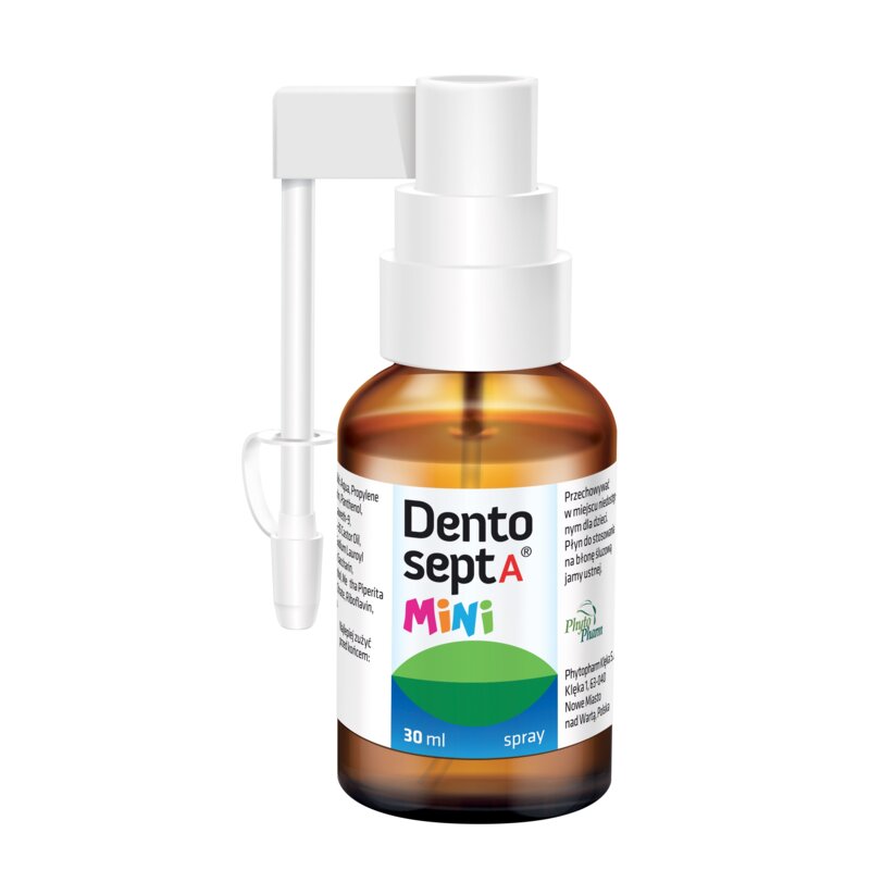 Spray na afty i pleśniawki DENTOSEPT A Mini 30 ml