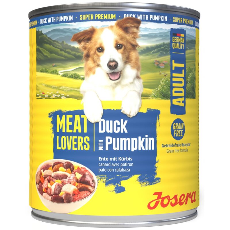 Karma dla psa JOSERA Meatlovers Adult Menu Kaczka z dynią 800 g