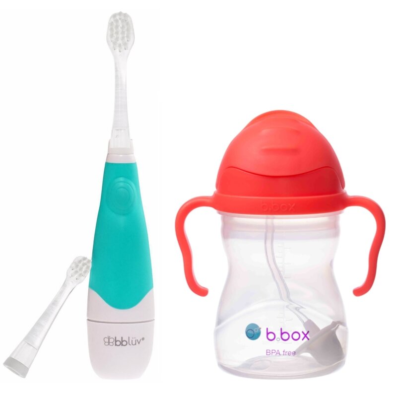 Szczoteczka soniczna BBLÜV Sonik + bidon B.BOX 240 ml Arbuzowy