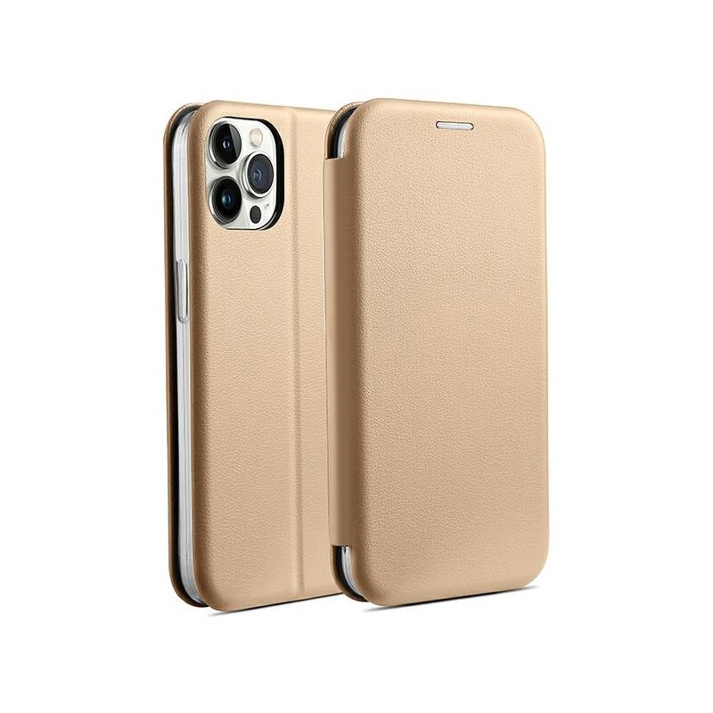 Etui BELINE Book Magnetic do Apple iPhone 15 Pro Złoty