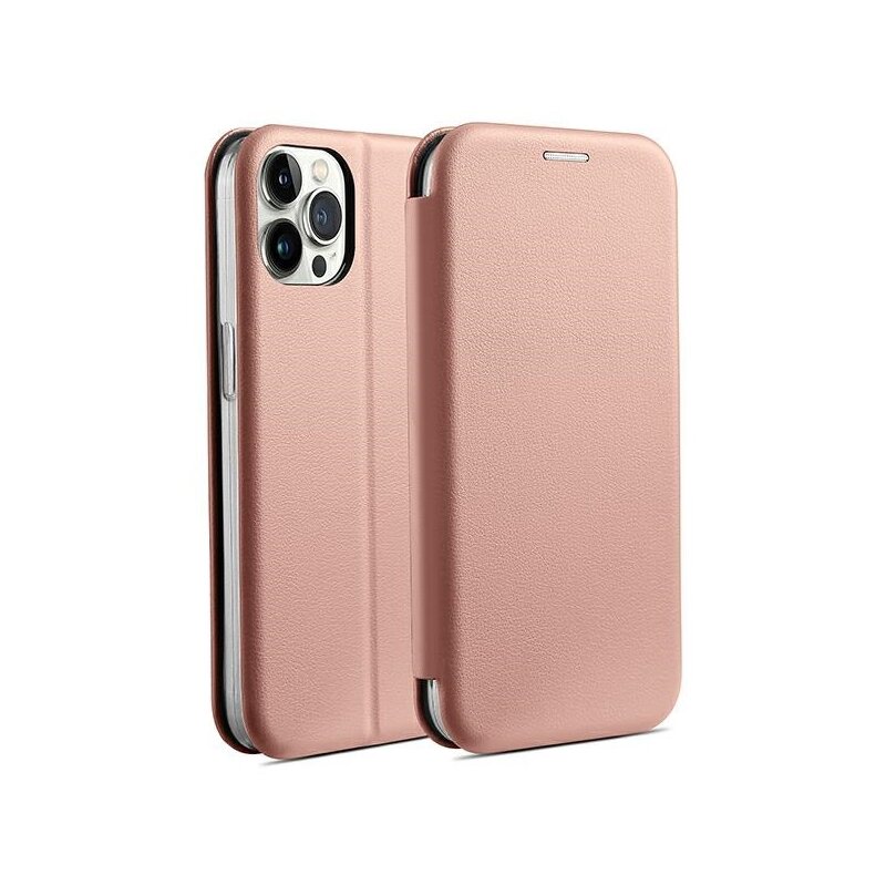 Etui BELINE Book Magnetic do Apple iPhone 15 Pro Max Różowo-złoty