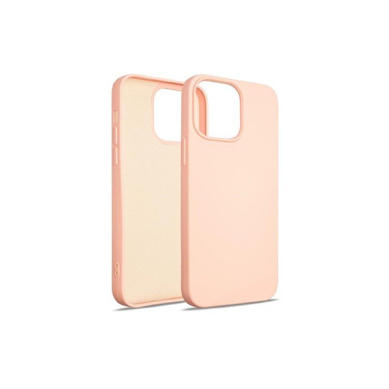 Etui BELINE Silicone do Apple iPhone 15 Pro Max Różowo-złoty