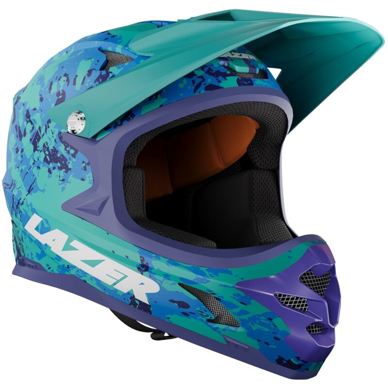 Kask rowerowy LAZER Phoenix+ Niebieski Full Face (rozmiar M)