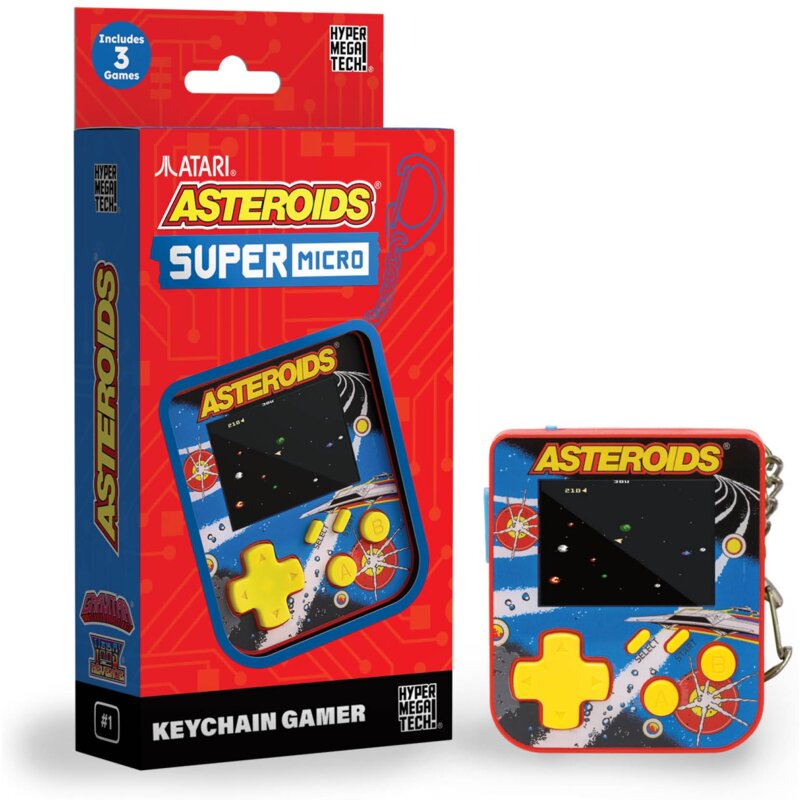 Konsola EVERCADE Super Micro - Asteroids Keychain Gamer