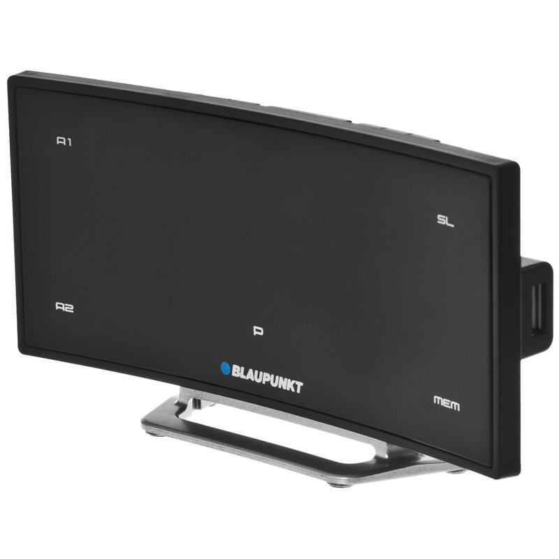 Radiobudzik BLAUPUNKT CR7 USB Czarny, Tuner FM, Wyłącznik czasowy, Regulacja jasności wyświetlacza LCD, Zasilanie sieciowe