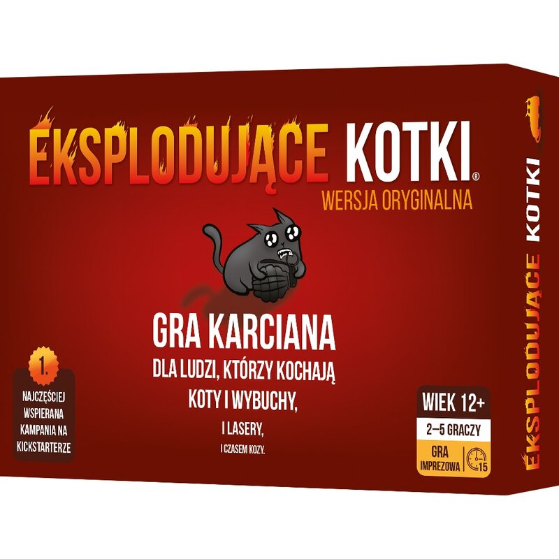 Gra karciana REBEL Eksplodujące Kotki 105415