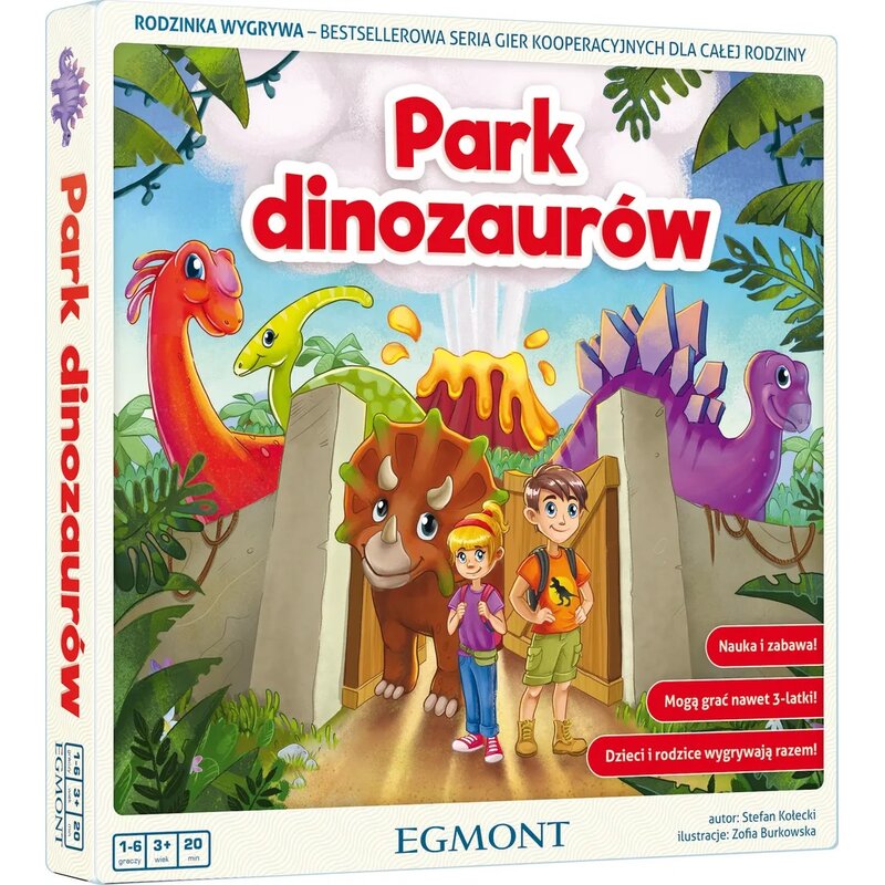 Gra planszowa EGMONT Rodzinka wygrywa Park Dinozaurów