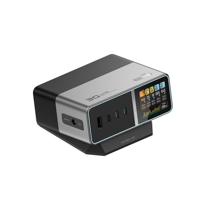 Stacja ładująca CUKTECH TA3005U 300W 5w1 Srebrny