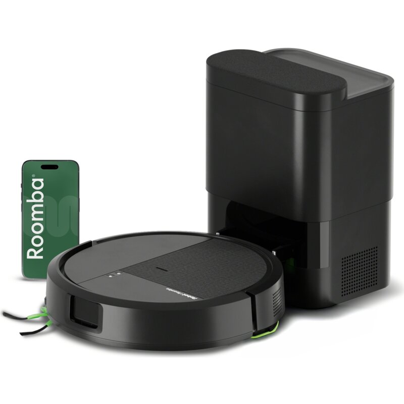 Robot sprzątający IROBOT Roomba 115 Combo AutoEmpty Czarny