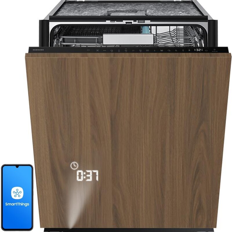 Samsung DW90H79H1B0U1 59,5cm Funkcje AI Automatyczne otwieranie drzwi Szuflada na sztućce Zdalne sterowanie