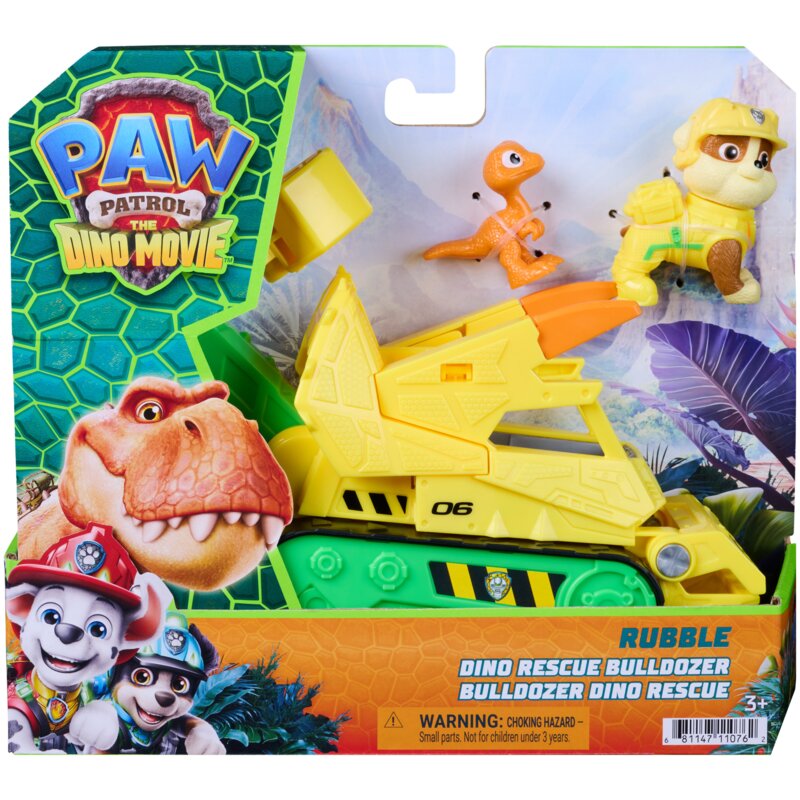 Pojazd SPIN MASTER Psi Patrol: Dino Movie Rubble 6075771