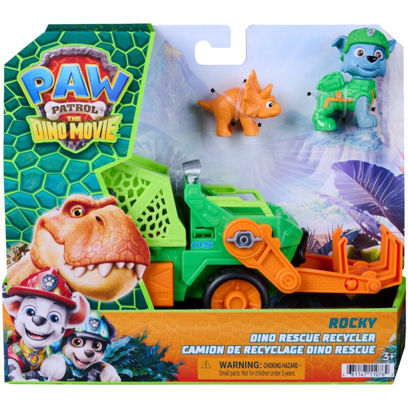 Pojazd SPIN MASTER Psi Patrol Dino Movie Rocky 6075772