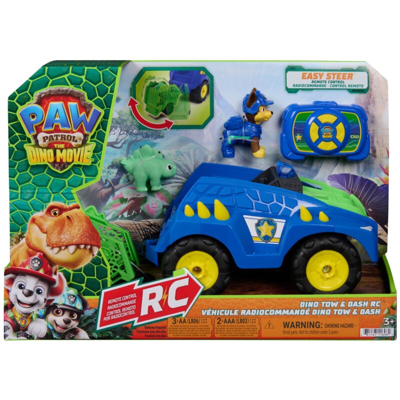 Pojazd zdalnie sterowany SPIN MASTER Psi Patrol Dino Tow & Dash 6076166