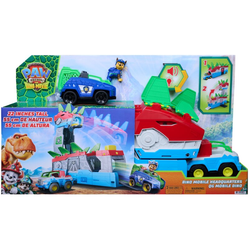 Zestaw pojazdów SPIN MASTER Psi Patrol Dino Movie Mobilne Centrum Dowodzenia 6076044