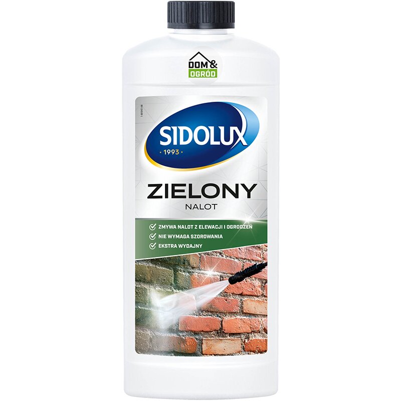 Preparat do usuwania zielonego nalotu SIDOLUX Dom i Ogród 1 L