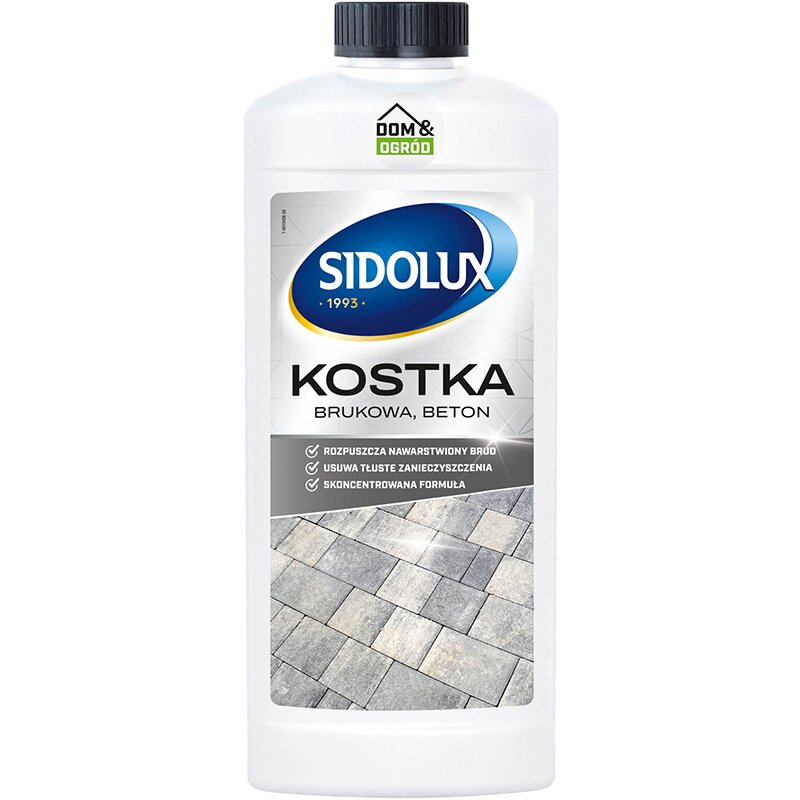 Preparat do czyszczenia kostki brukowej i betonu SIDOLUX Dom i Ogród 1 L