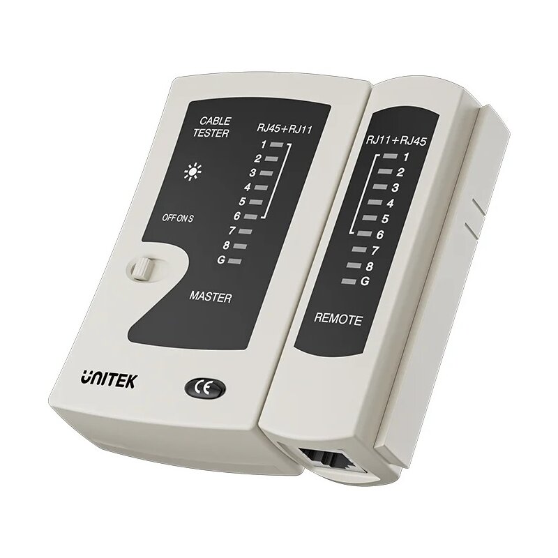 Unitek Tester kabli sieciowych RJ45/RJ11